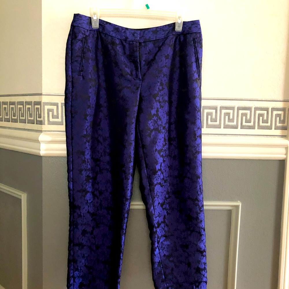 Pretty purple/black pants size 10 Liz Claiborne